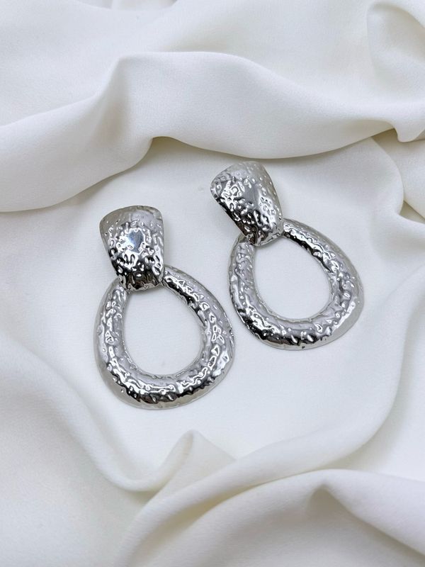 Orecchini y2k silver