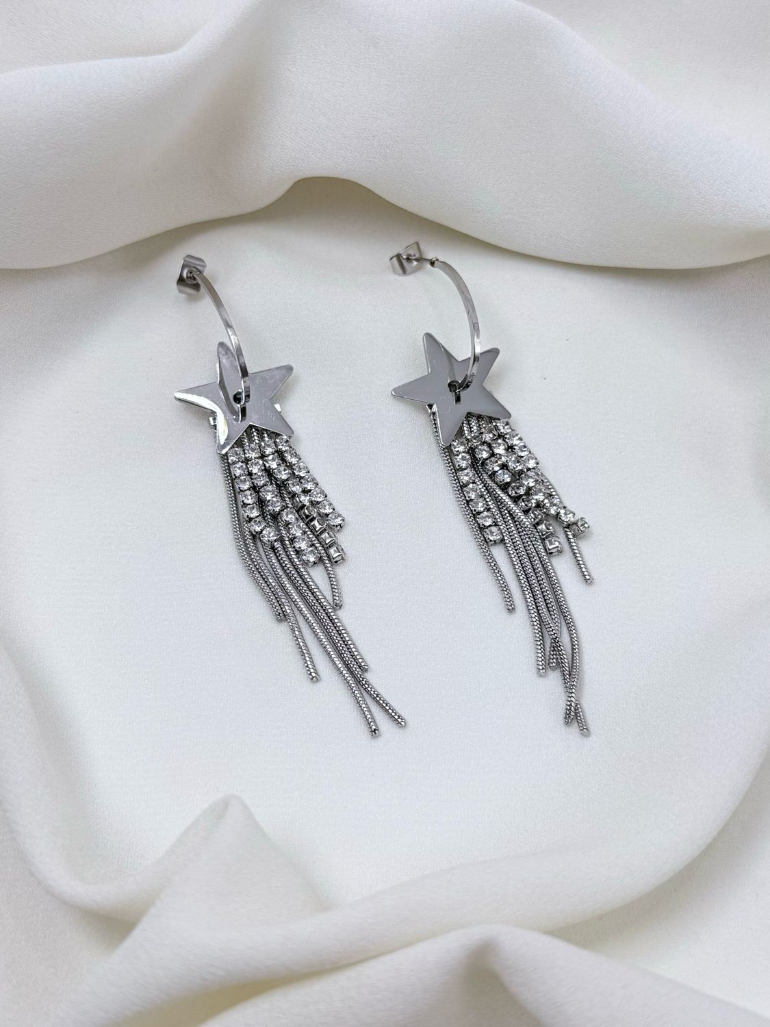 Orecchi courtney silver