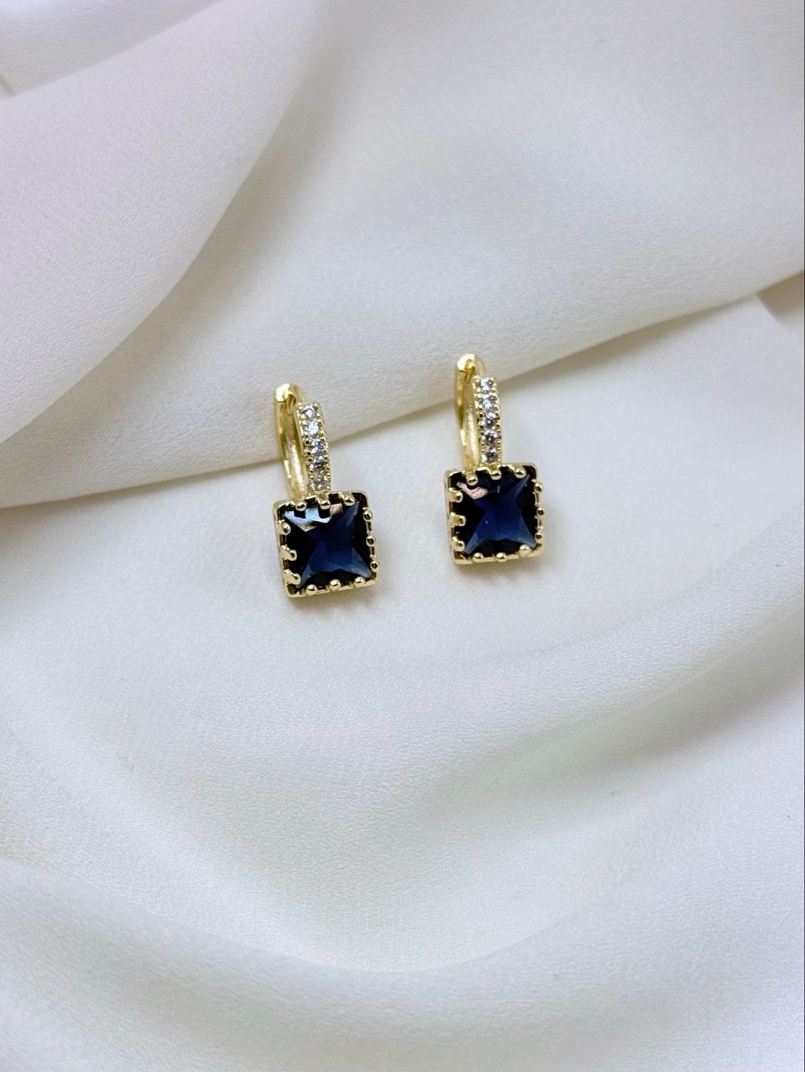 Hoop chibini blu gold