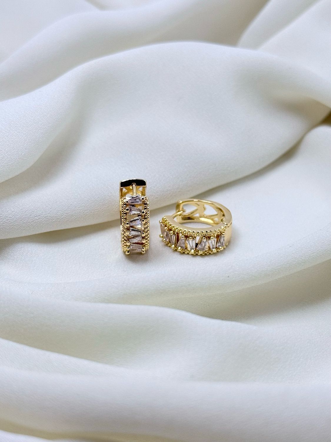 Hoops alfa white gold