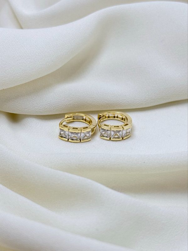 Hoops trilogy white gold