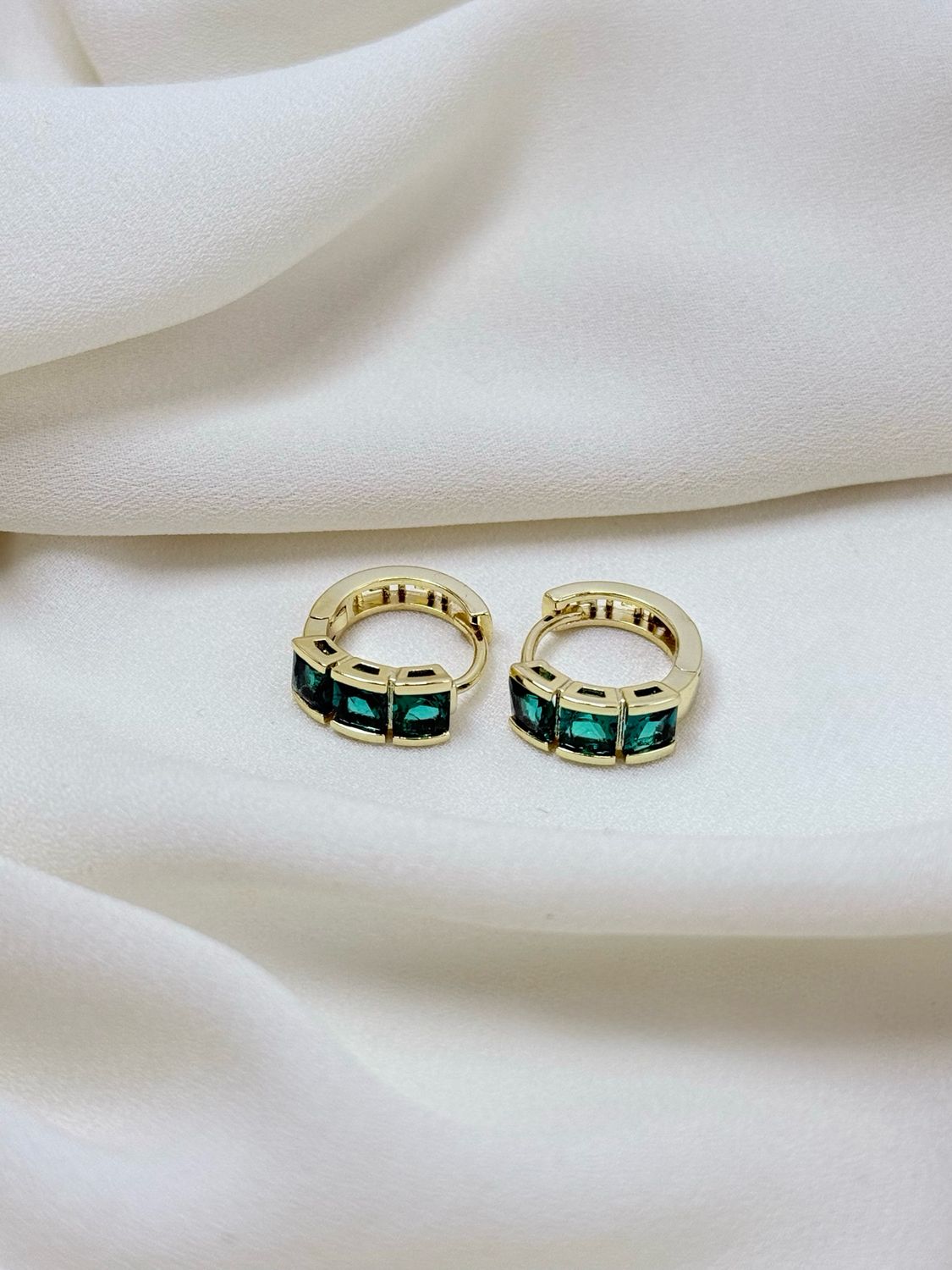 Hoops trilogy verde gold