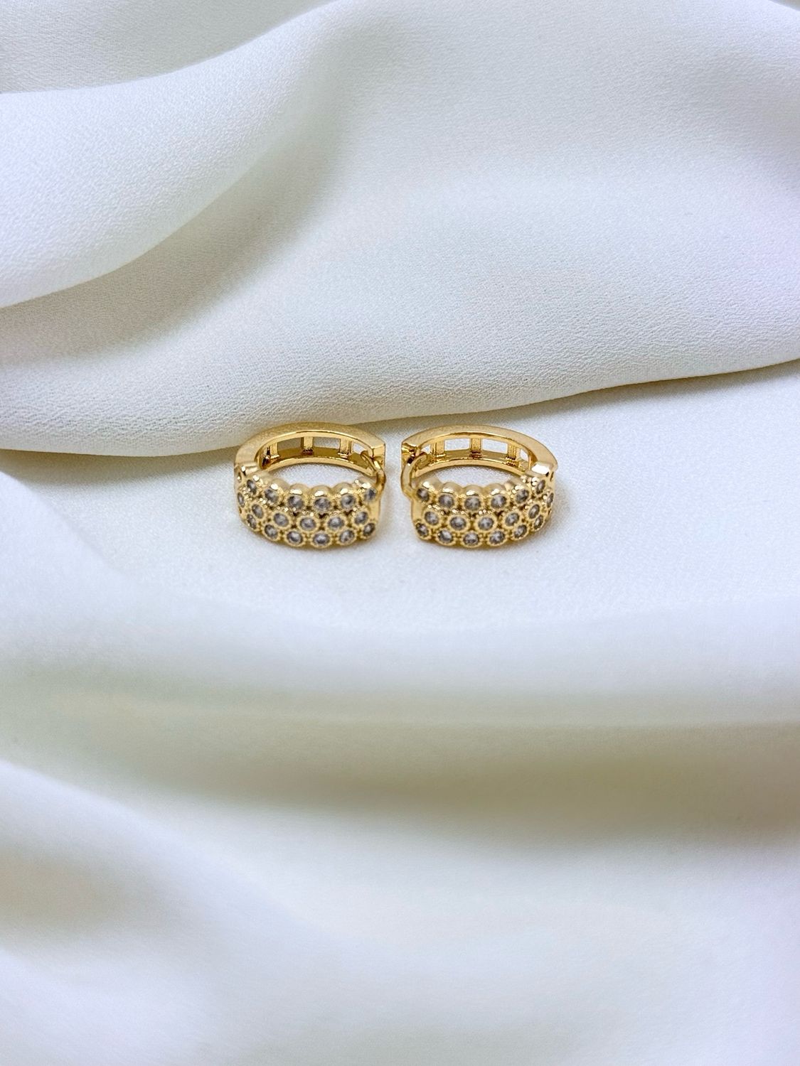 Hoops fascia trio gold