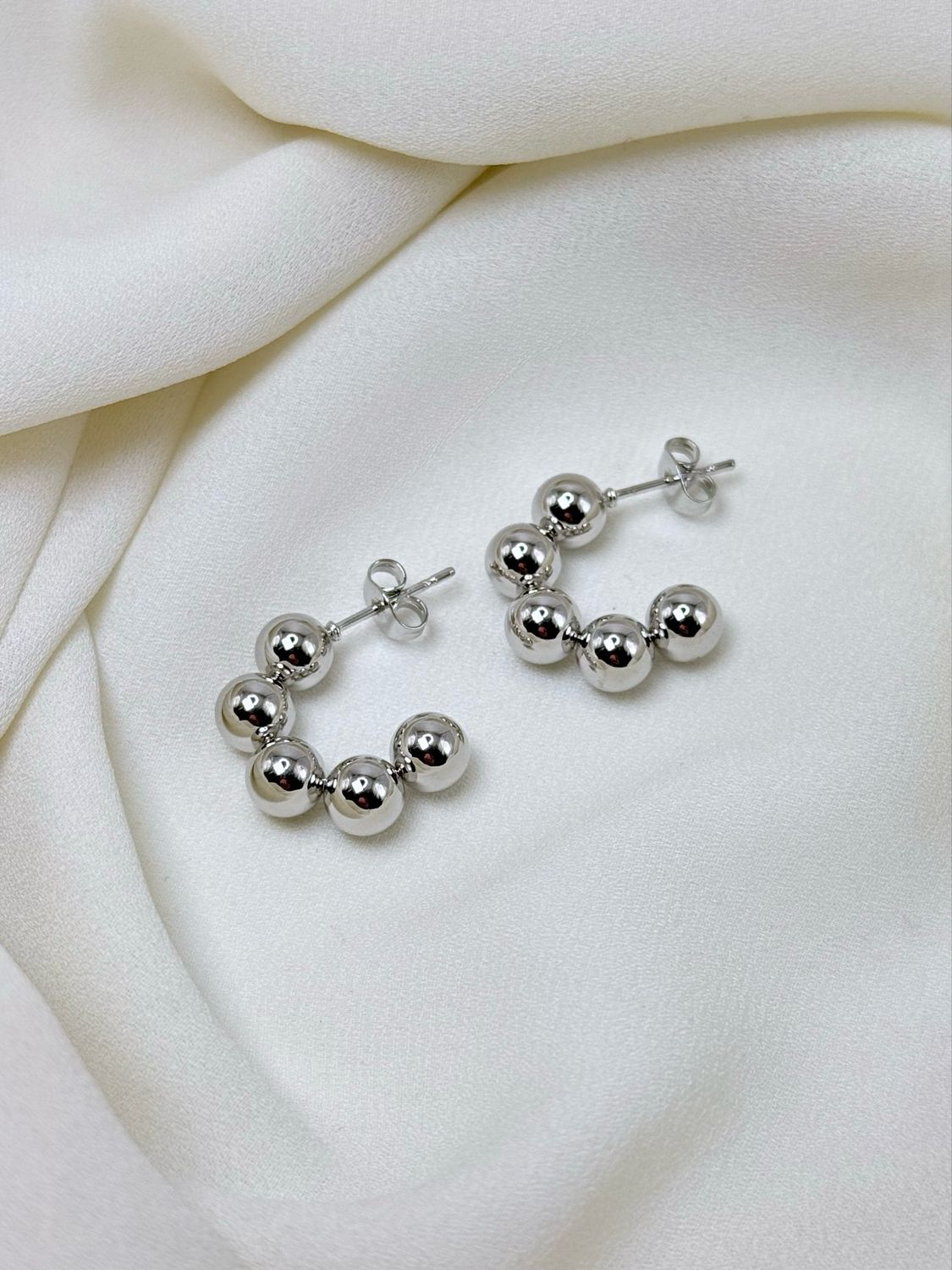 Orecchini bollicine  silver