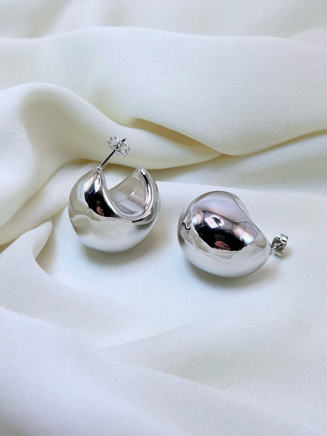 Orecchini chiocciola silver