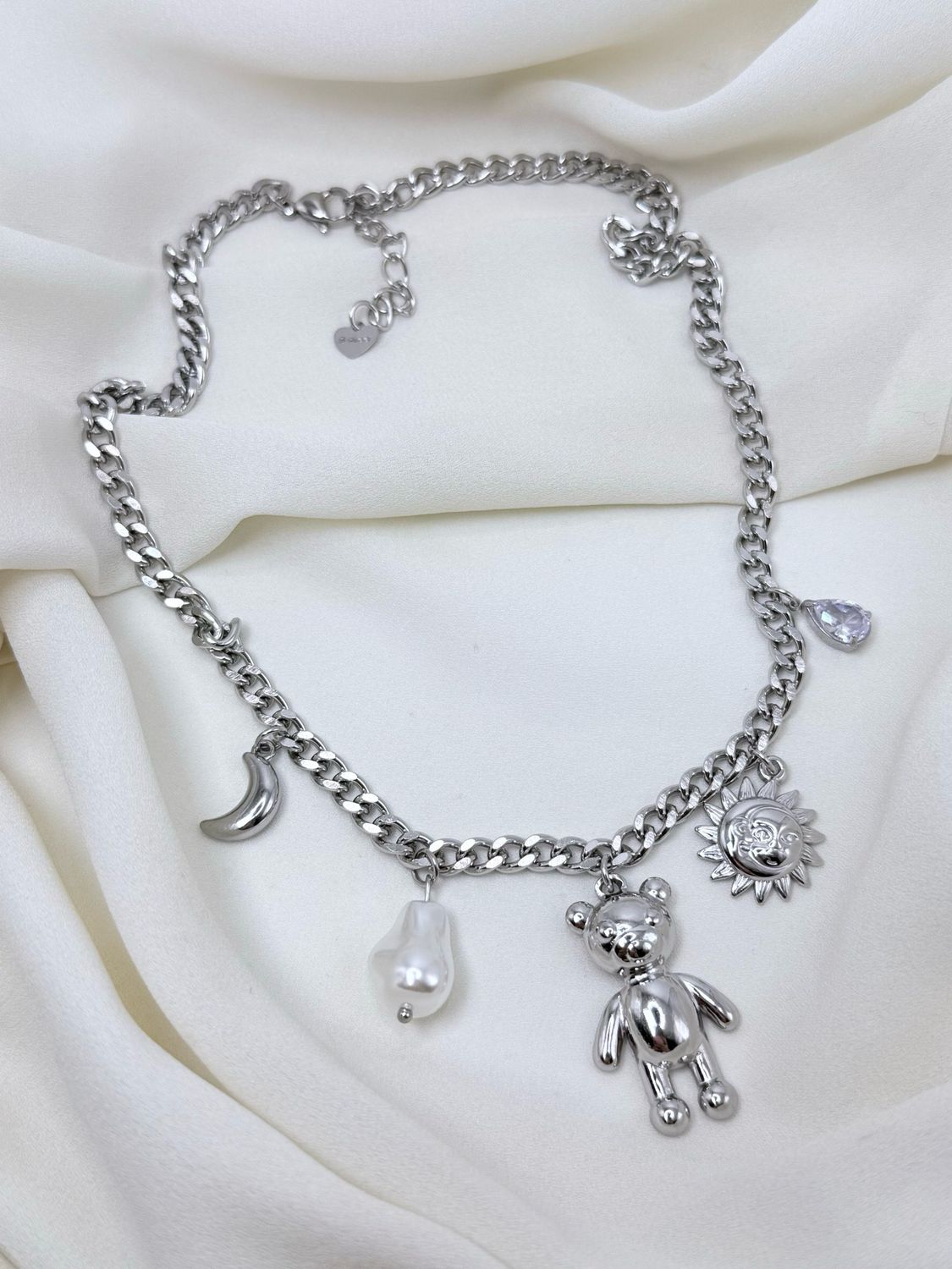 Girocollo charms demure silver