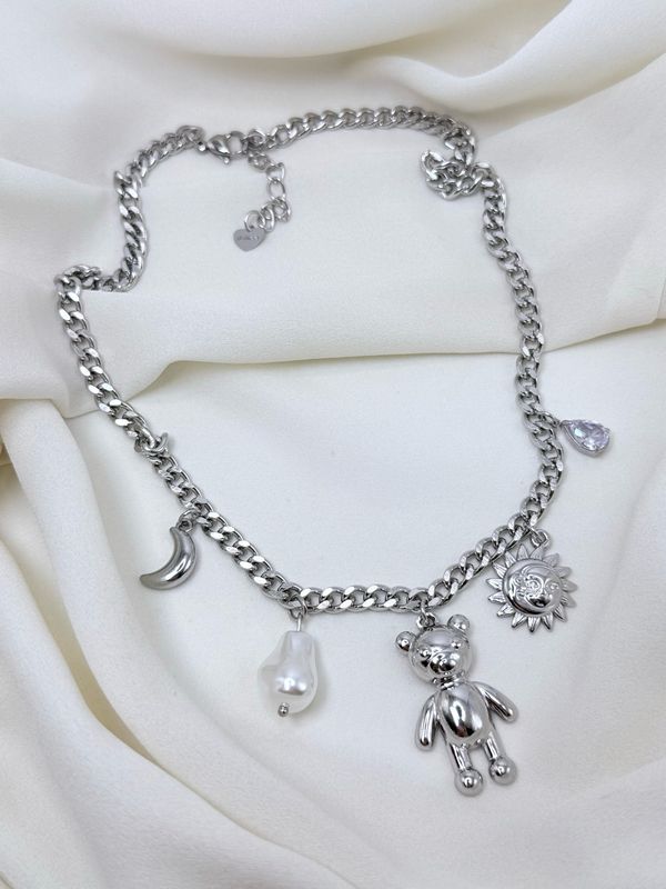 Girocollo charms demure silver