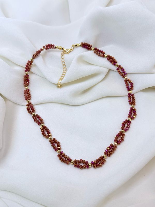 Chocker y2k burgundy