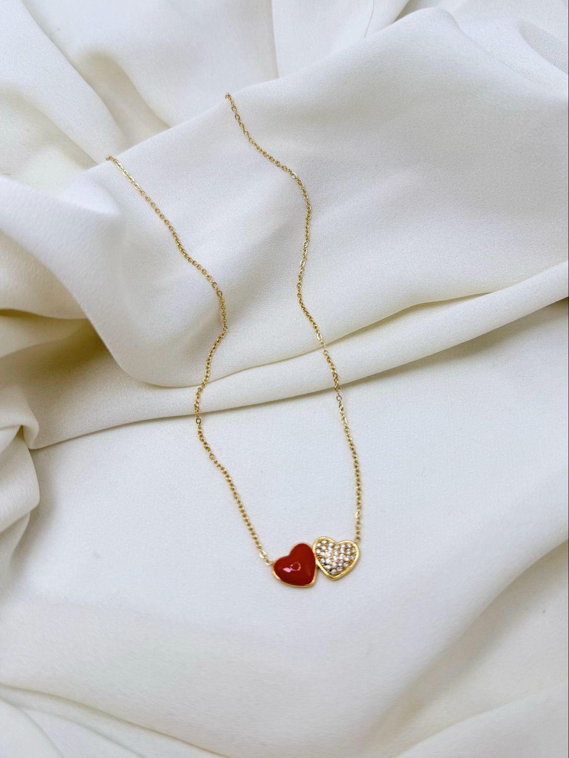 Collana red heart