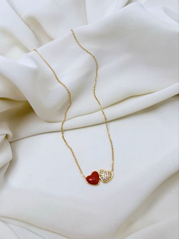 Collana red heart