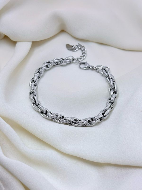 Bracciale infinity silver