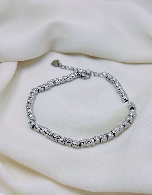 Bracciale dadini silver
