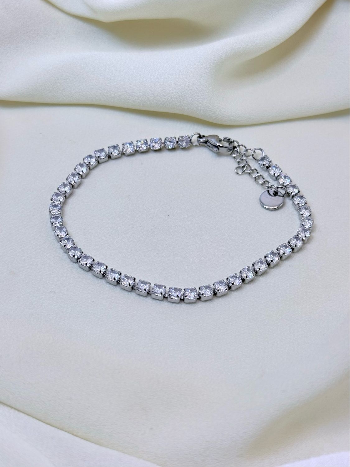 Bracciale tennis silver