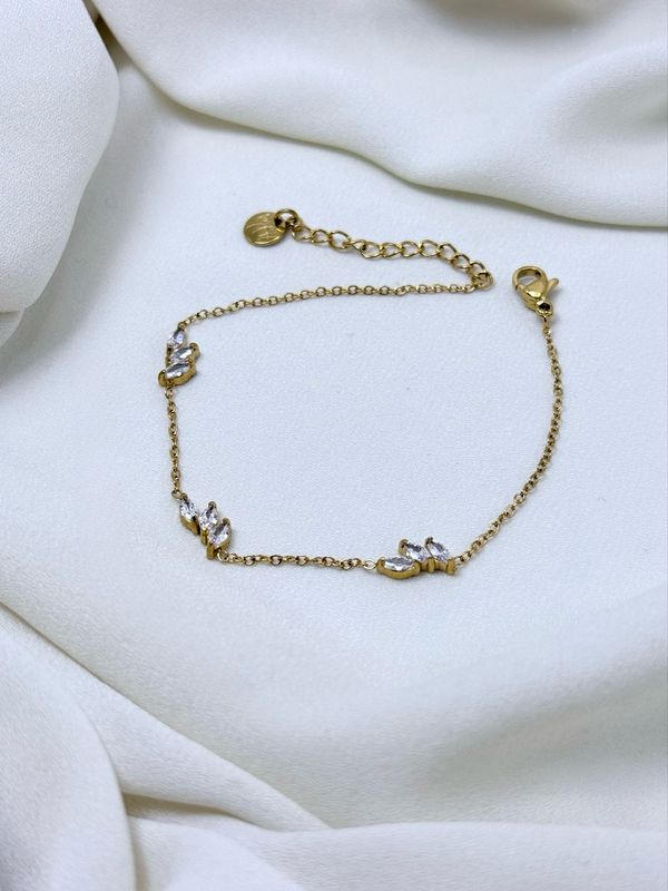 Bracciale fogliolina Gold