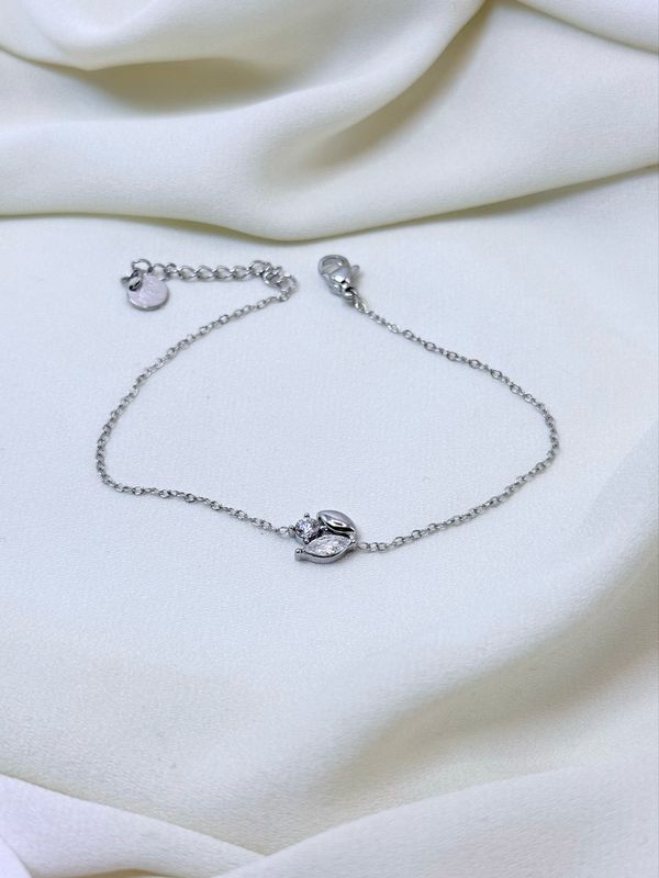 Bracciale tullipà silver