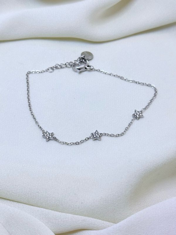 Bracciale stelline silver