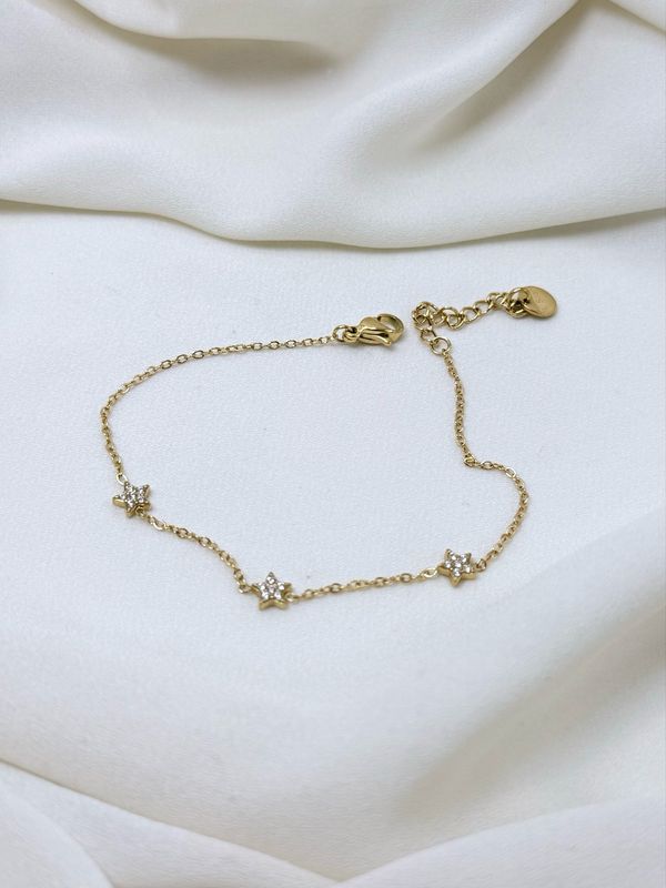 Bracciale stelline Gold