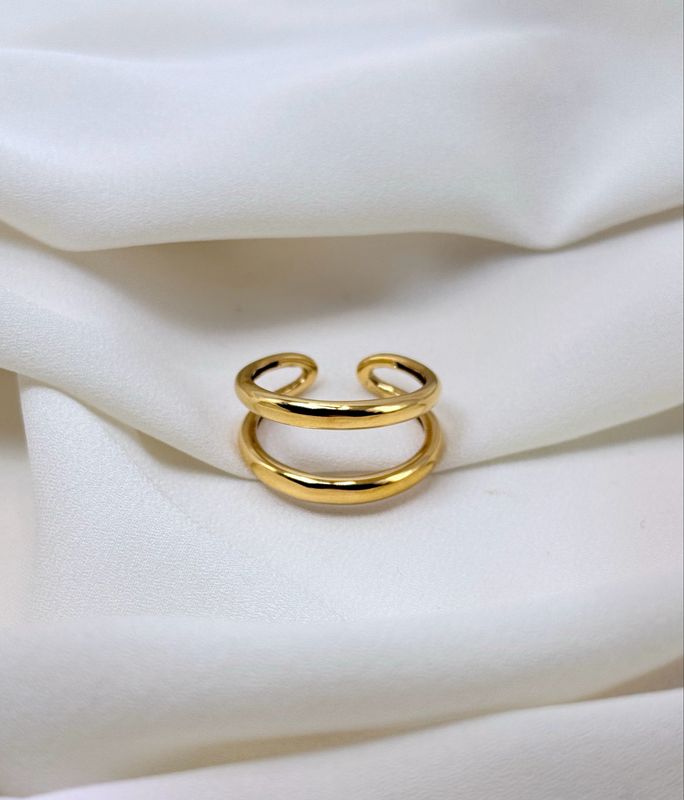 Anello double gold