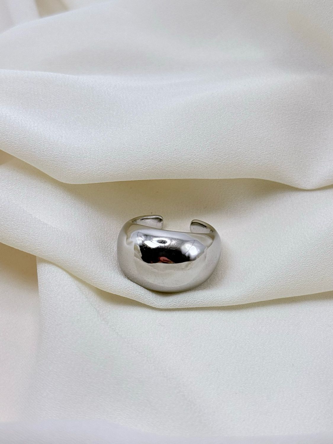 Anello bold silver