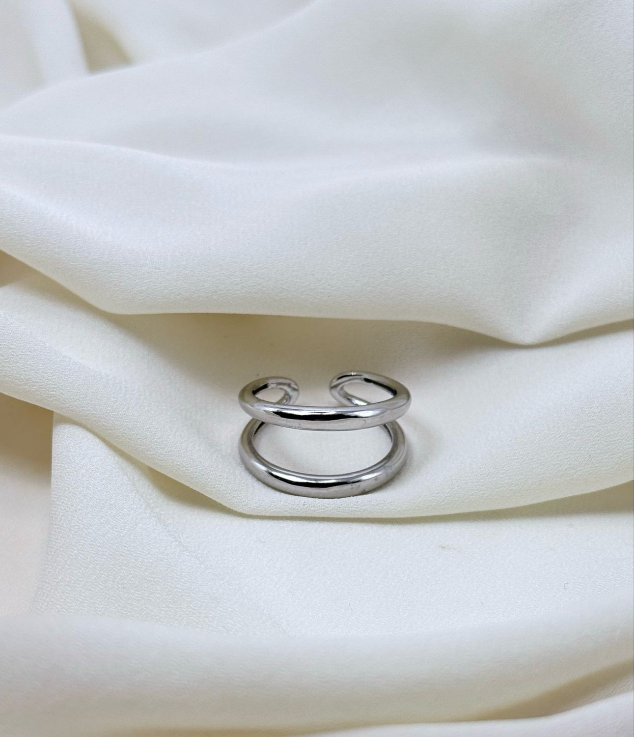 Anello double silver