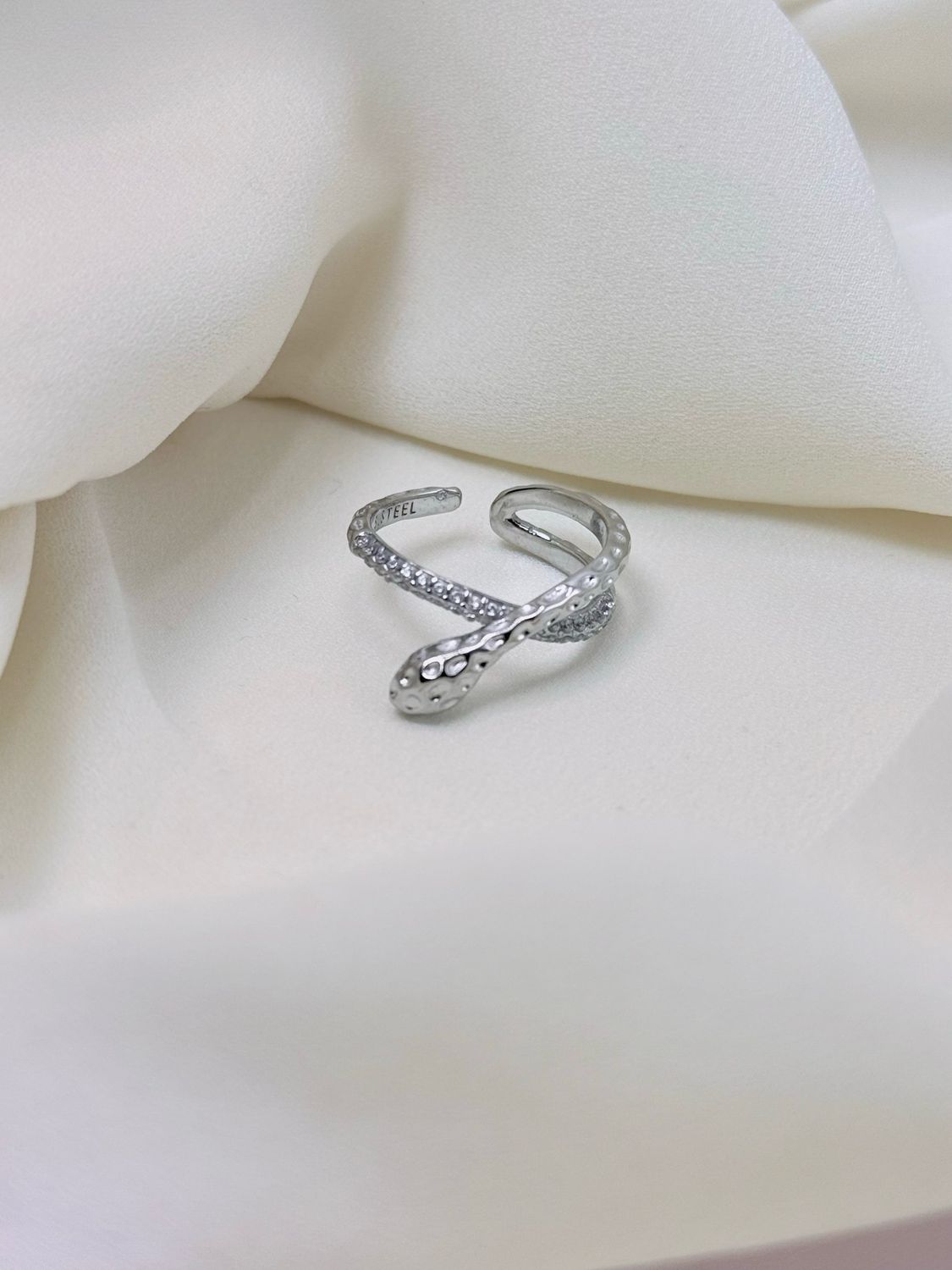 Anello snake silver