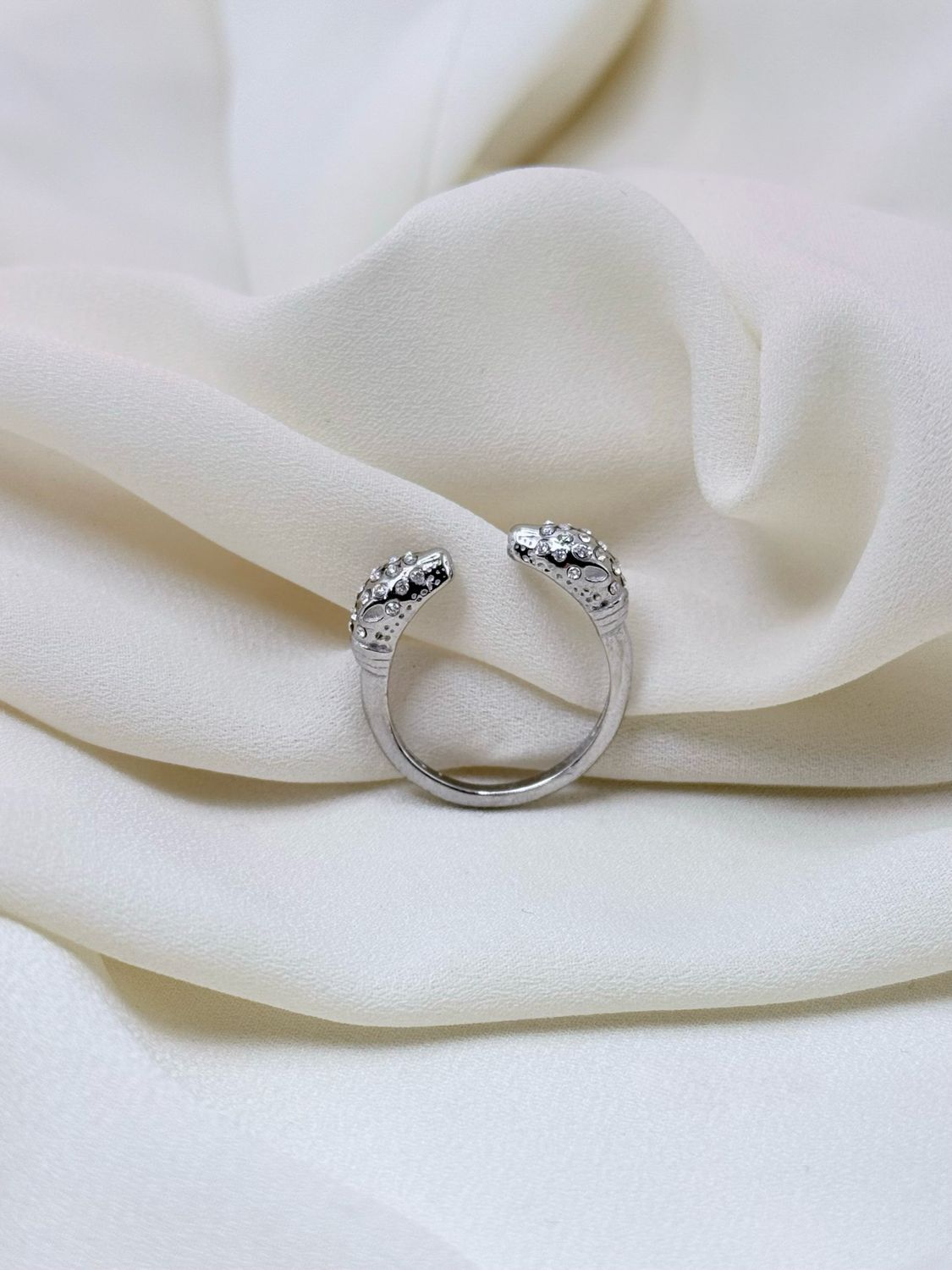 Anello pantere silver