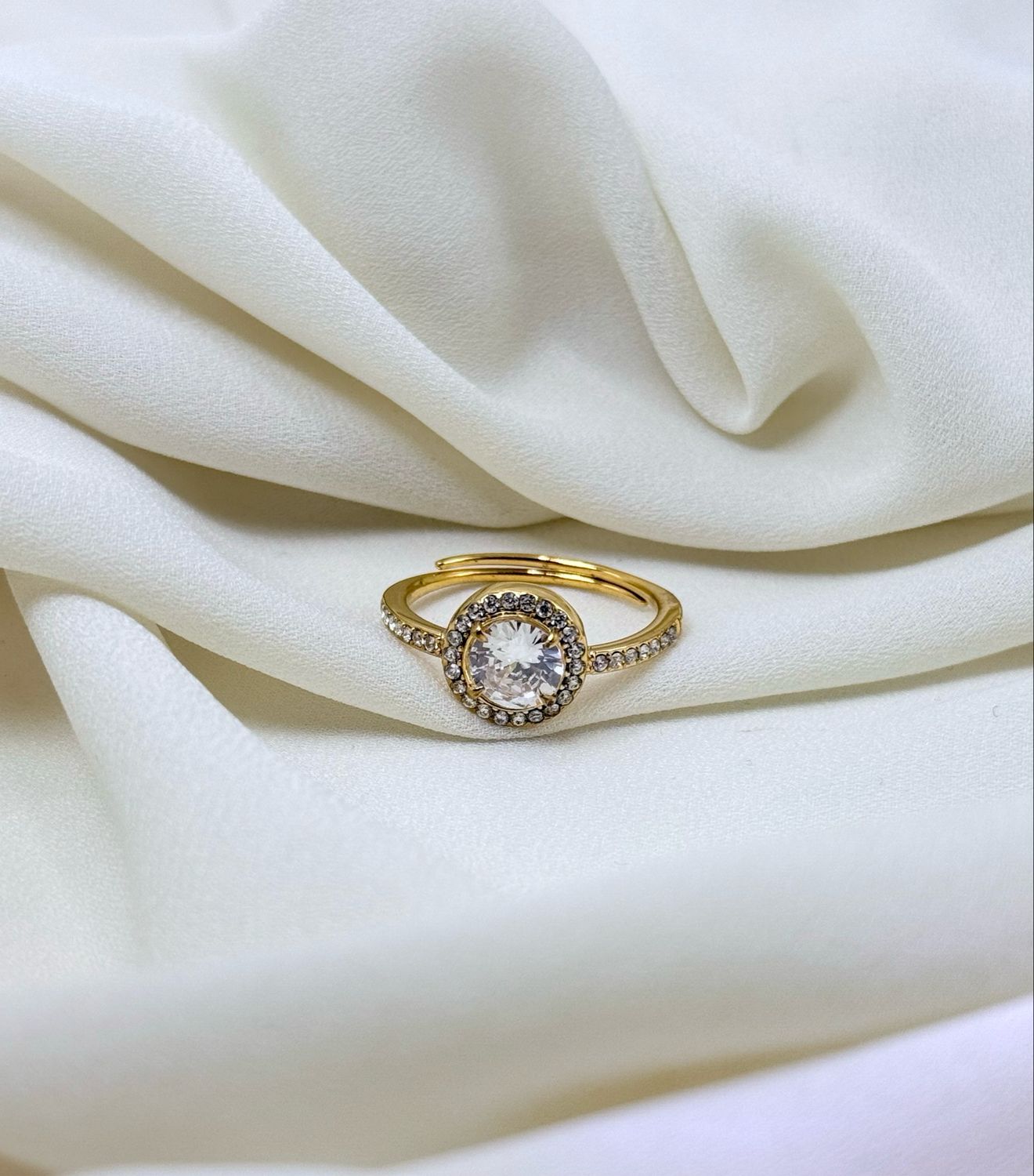 Anello round kate gold