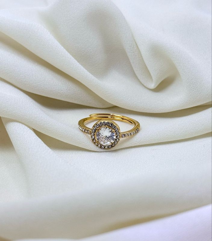 Anello round kate gold