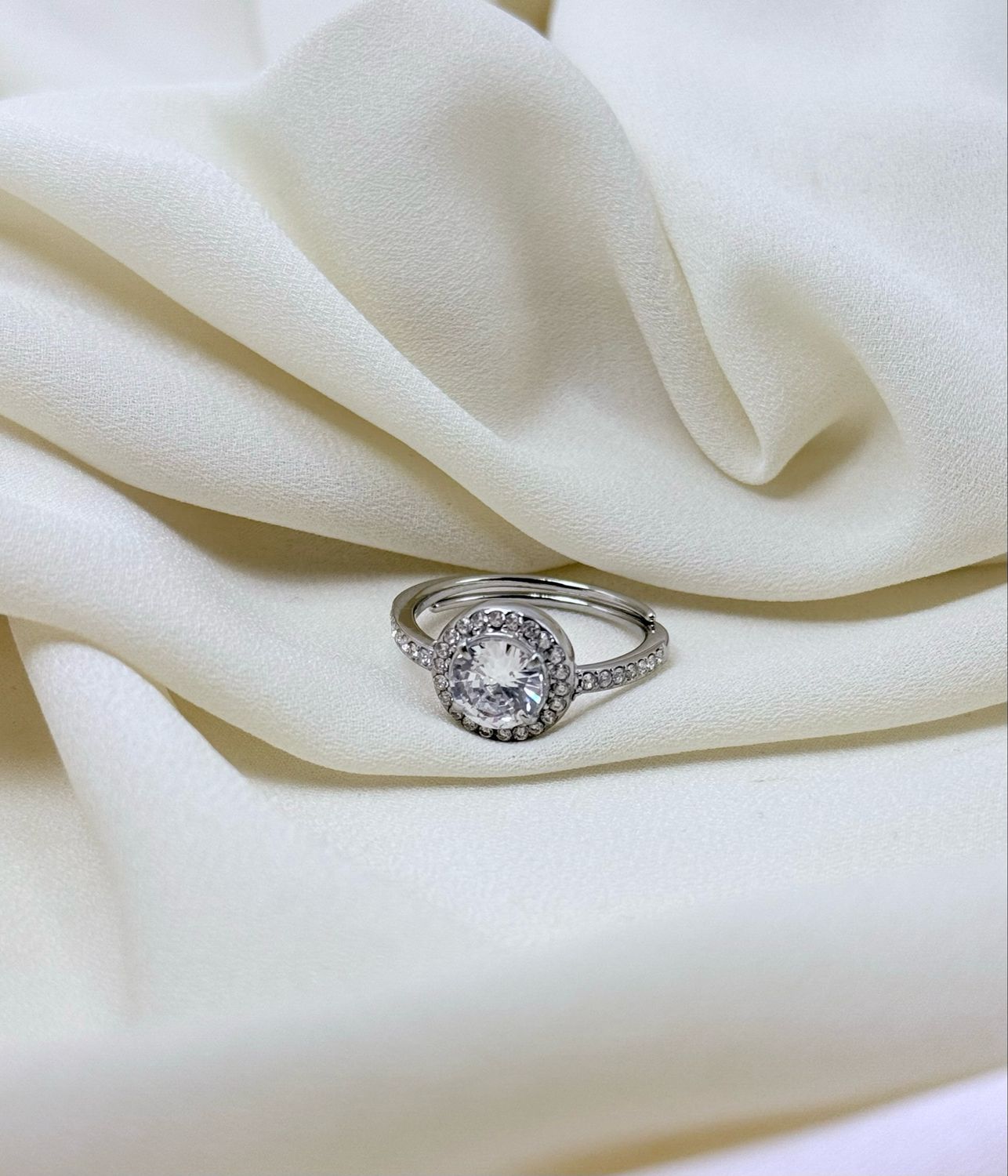 Anello round kate silver