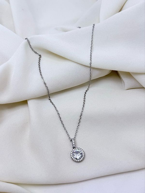 Collana punto luce silver