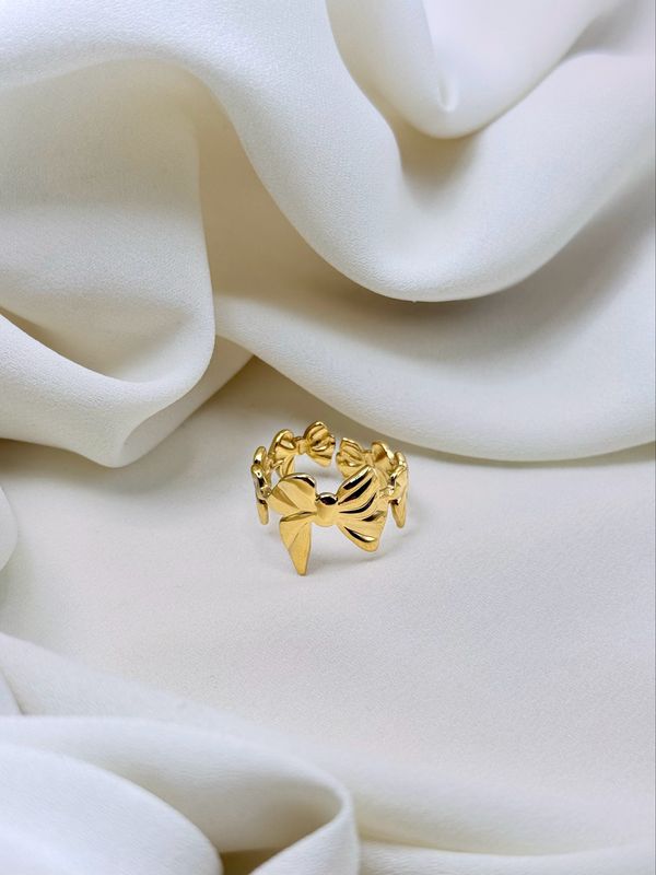 Anello fascia coquette Gold