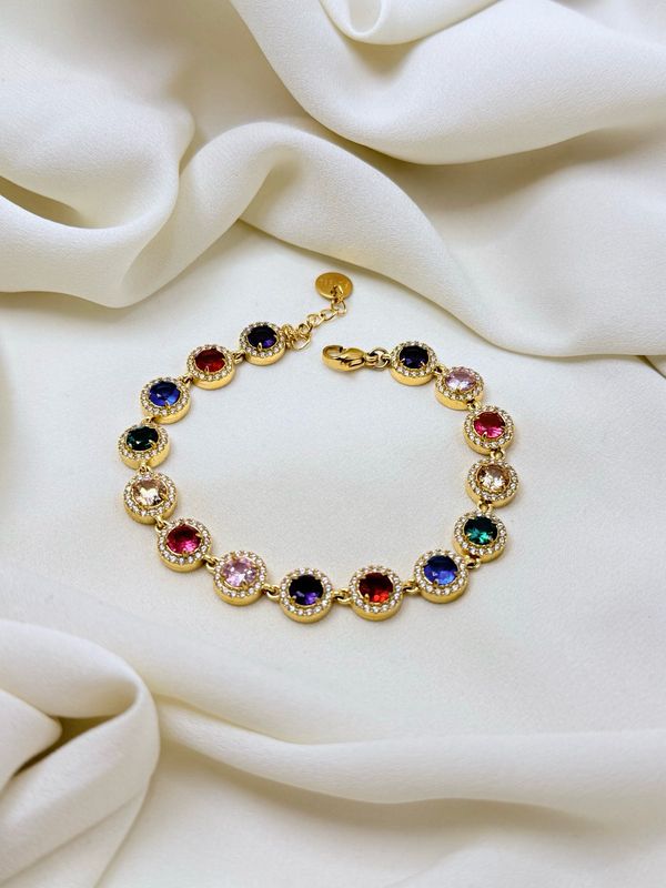 Bracciale Glam multicolor Gold
