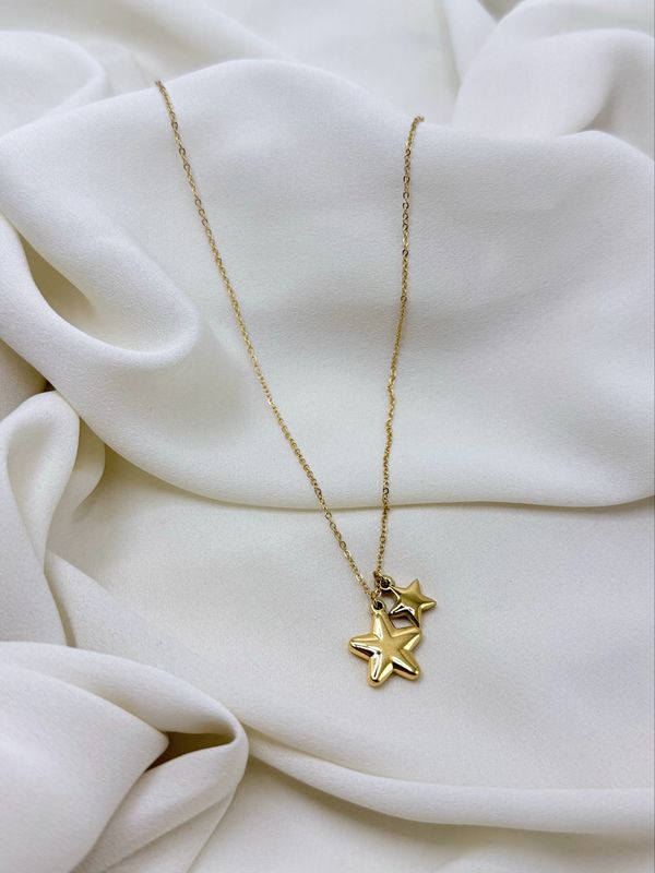Collana double stars Gold