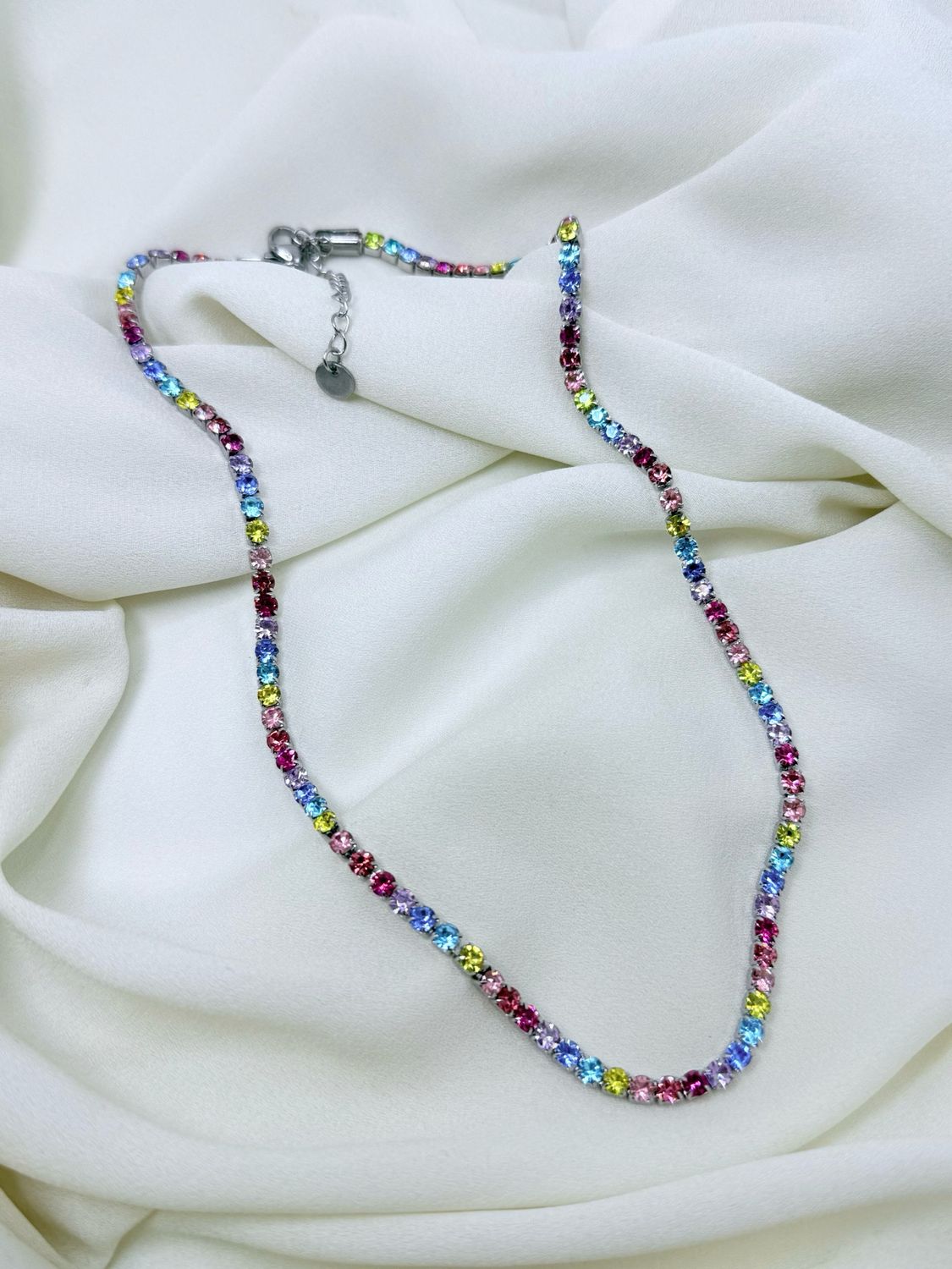 Tennis multicolor silver