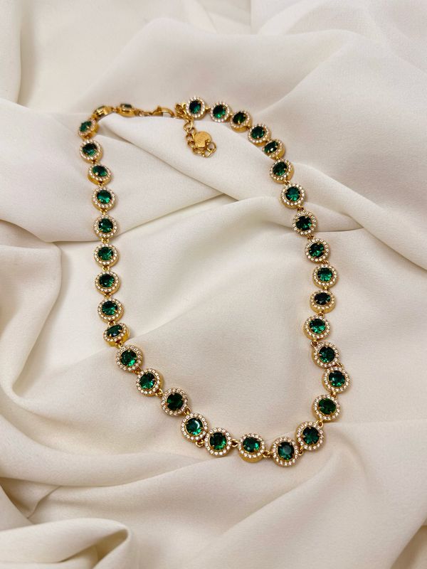 Collana Glam verde