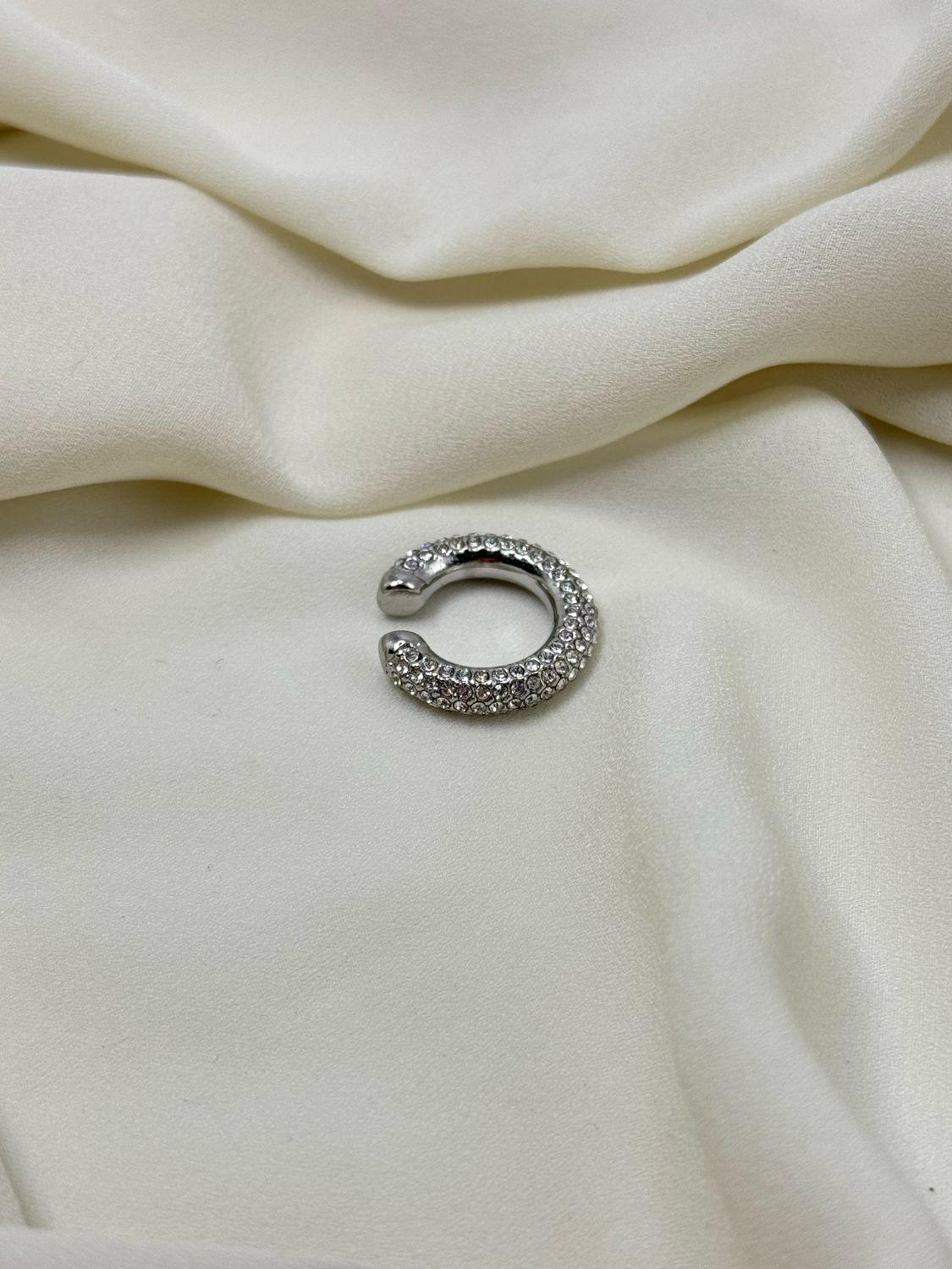 Earcuff pavè silver