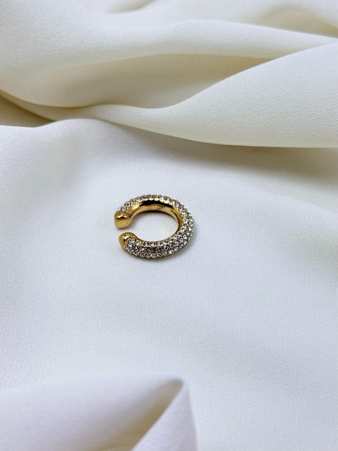 Earcuff pavè gold