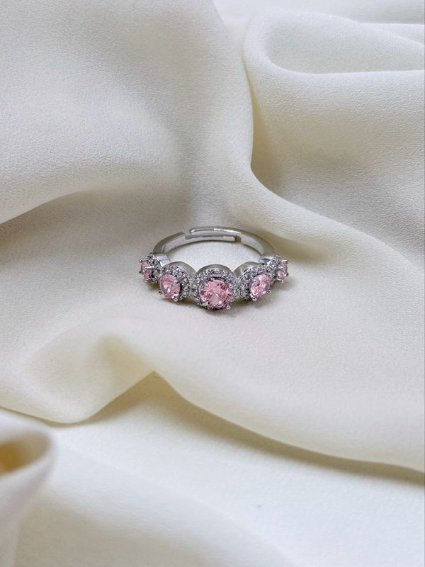 Anello fairy rosa silver