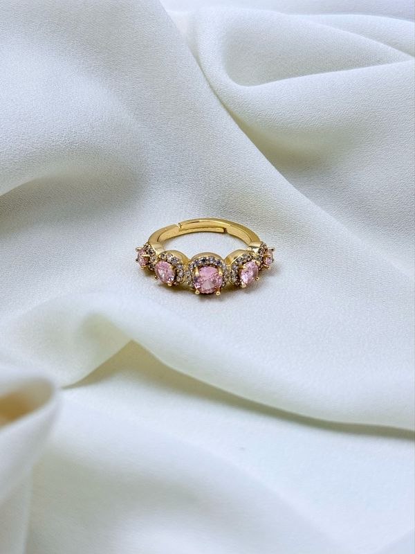 Anello fairy rosa gold
