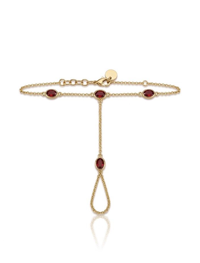 Baciamano red oval