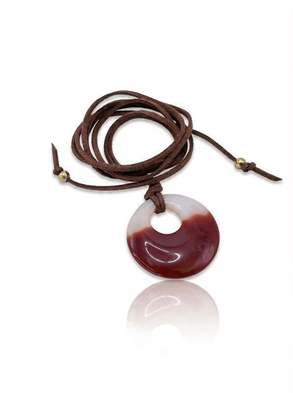 Chocker etnic marrone