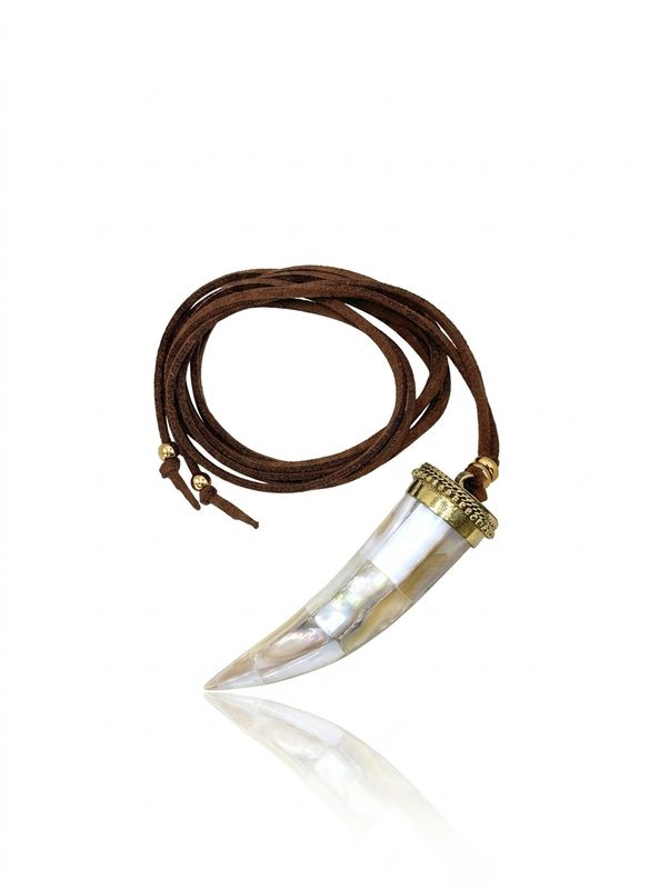Choker corno madreperla