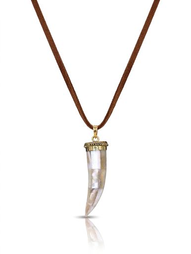 Choker corno madreperla