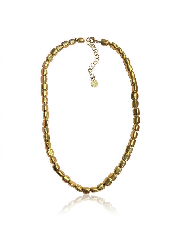 Girocollo gold stones