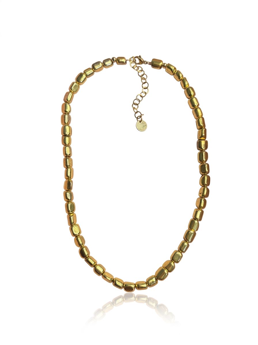 Girocollo gold stones
