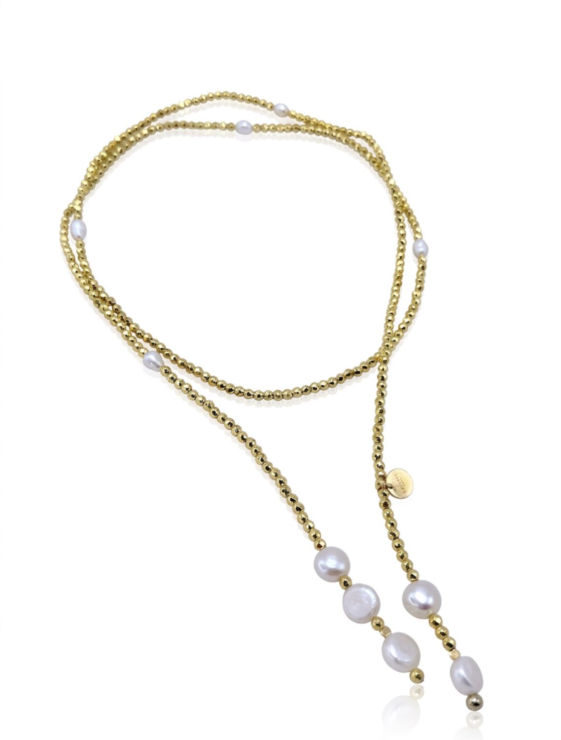 Collana filo perle Gold