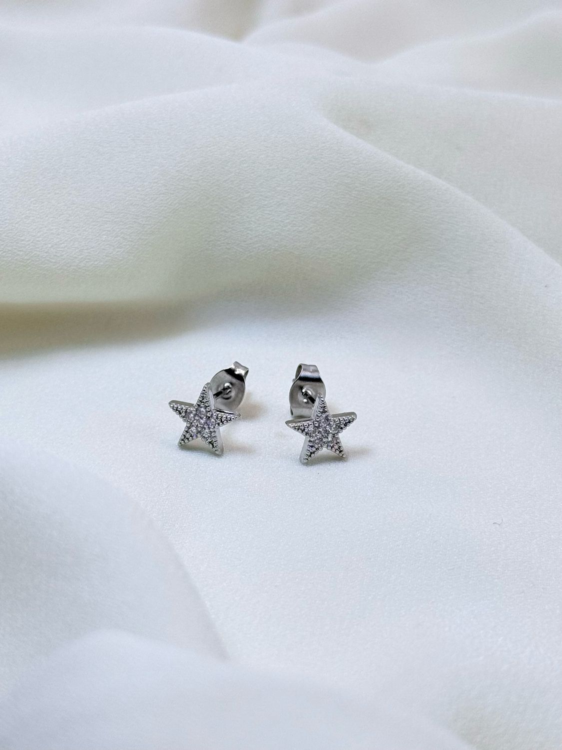 Orecchini stellina silver