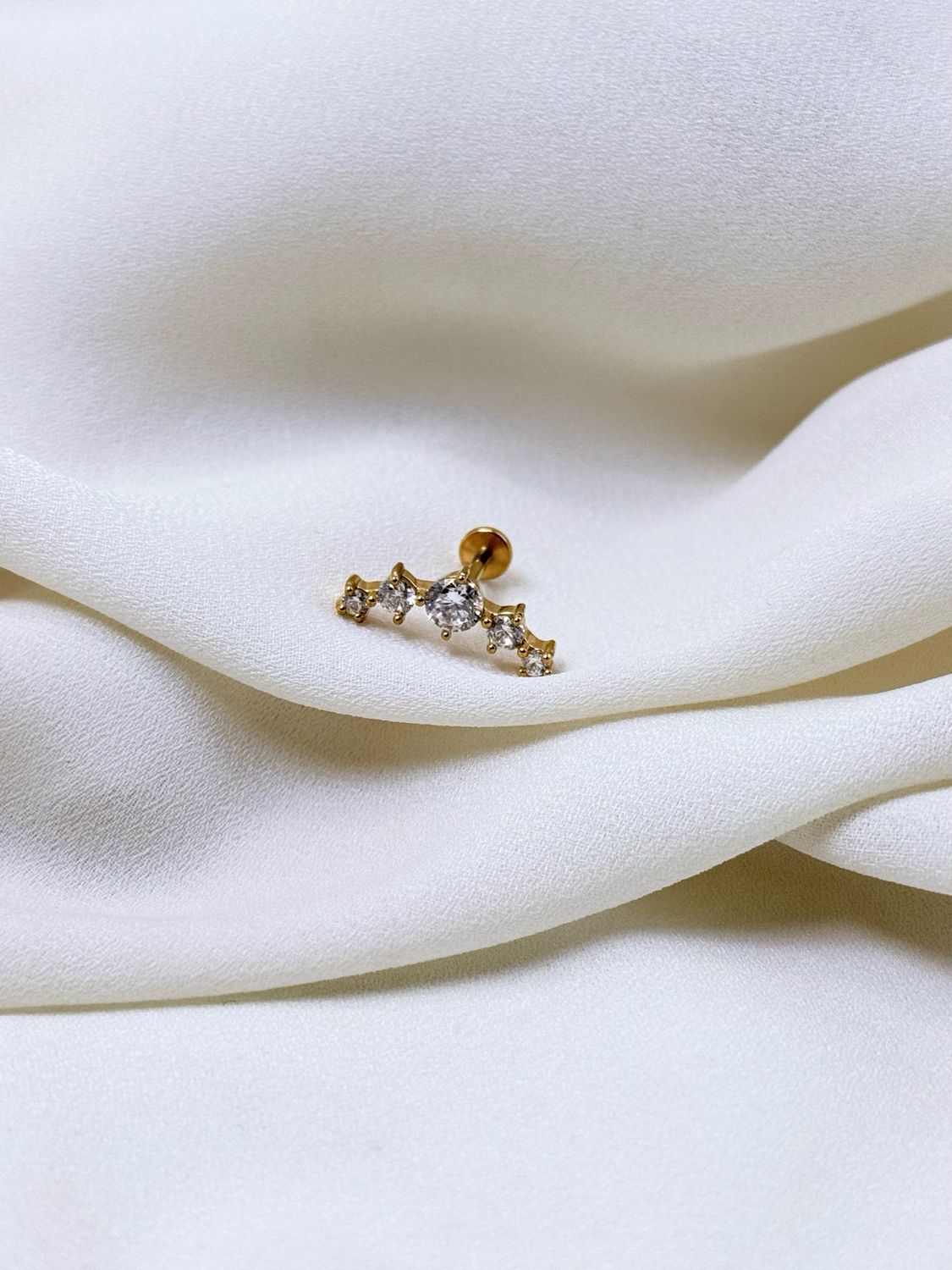 Piercing labret arco Gold