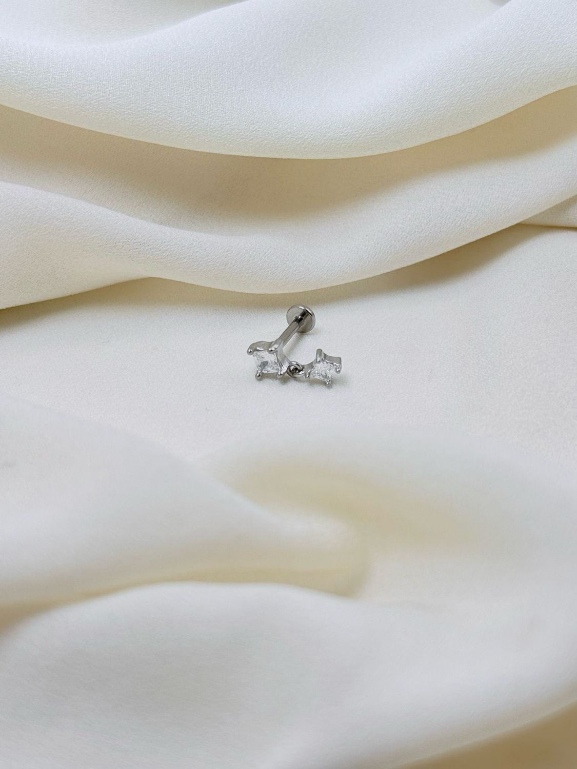 Piercing labret charm luce silver