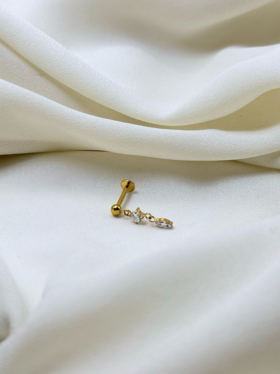 Piercing labret rugiada Gold